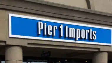 Pier 1 Imports exterior sign.