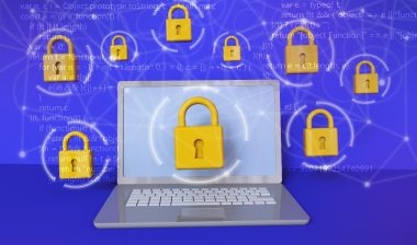 Concept cybersecurity and data protection.