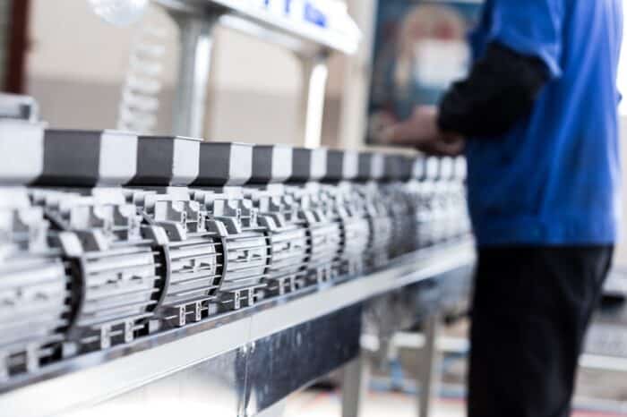 newly manufactured spare parts in factory