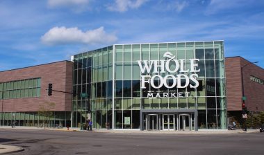 Whole Foods store facade in August 2017 in Chicago.