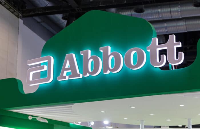 Photo of Abbott sign.