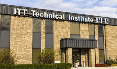 Circa November 2016: ITT Educational Services Location.
