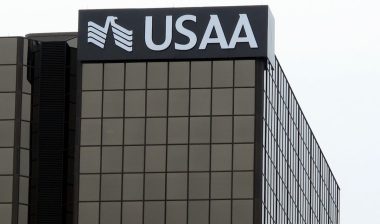 Exterior of a USAA building.