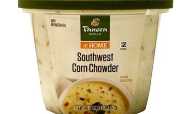 Product photo of recalled Panera at Home Southwest Corn Chowder.