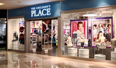 Exterior of A Children's Place store inside of a mall.