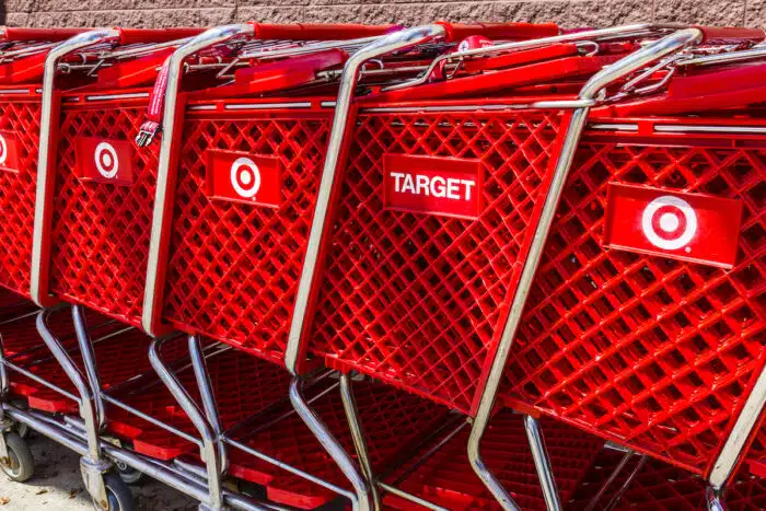 Target Retail Store Baskets.