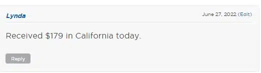 Door Dash site 6-27-22 settlement checks
