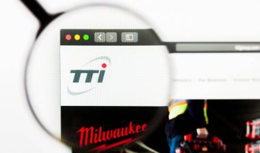 Techtronic Industries website homepage, R&B Sales and Marketing