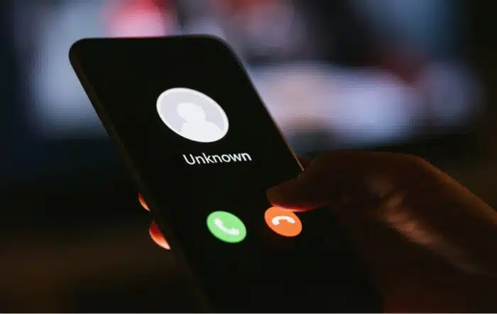 Unknown number calling