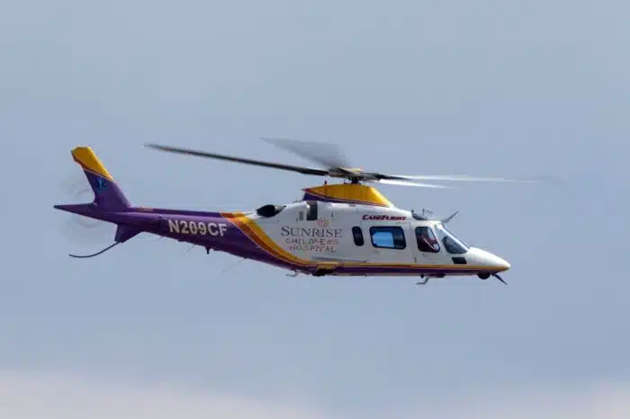 Tri-State Care Flight Agusta A109E helicopter N209CF