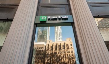 A TD Ameritrade Holding Corp. branch on Broadway in Lower Manhattan in New York