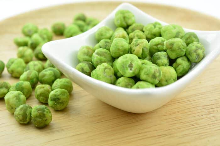 wasabi peas, mishima