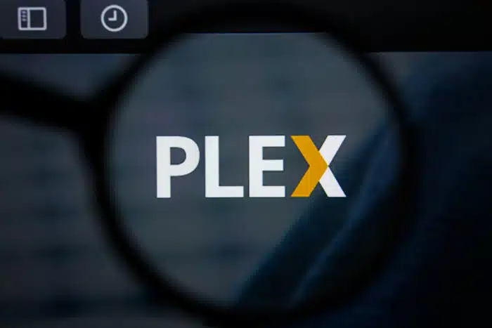 PLEX logo visible on display screen.