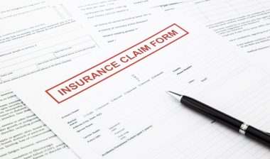 insurance claim form, paperwork and legal document