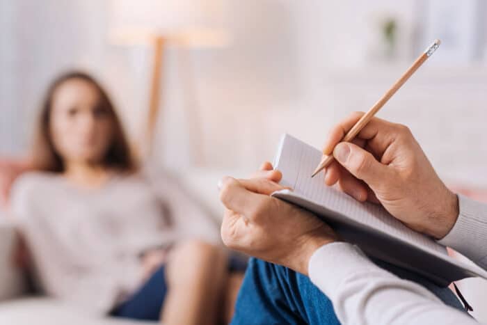 Professional psychologist conducting a consultation - AspenPointe data breach