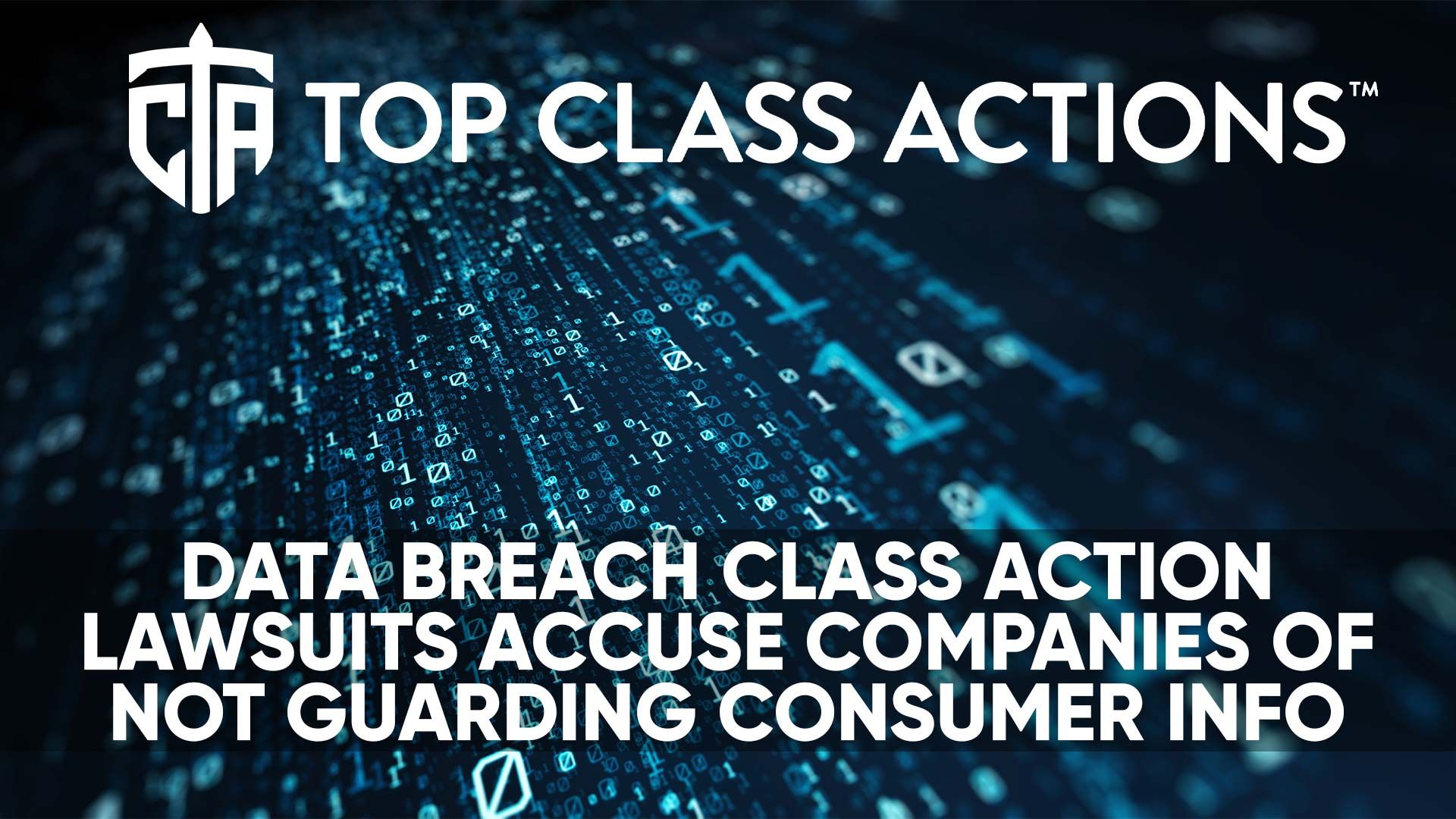 Data breach class action lawsuits accuse companies of not guarding consumer info