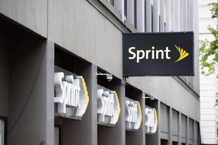 Sprint wireless store in downtown Portland.