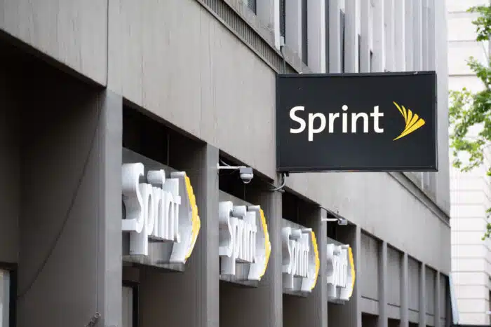 Sprint wireless store in downtown Portland.