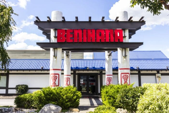 Benihana Japanese Teppanyaki Restaurant.