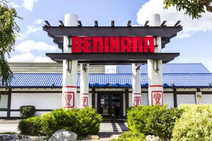 Benihana Japanese Teppanyaki Restaurant.