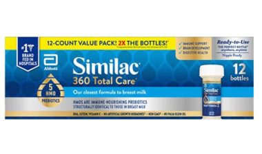 Product photo of recalled baby formula.
