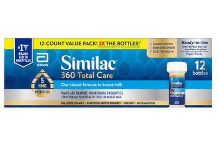 Product photo of recalled baby formula.