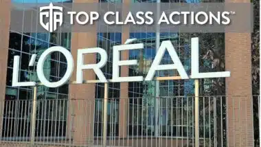 L'Oréal headquarters sign