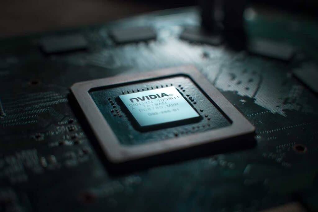 Close up of NVIDIA chip - NVIDIA GeForce RTX 4090 graphics card class action
