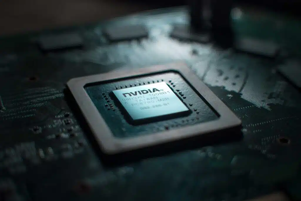 Close up of NVIDIA chip - NVIDIA GeForce RTX 4090 graphics card class action
