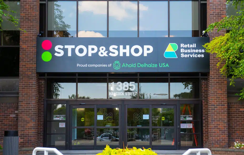 Exterior of Stop & Shop headquarters.