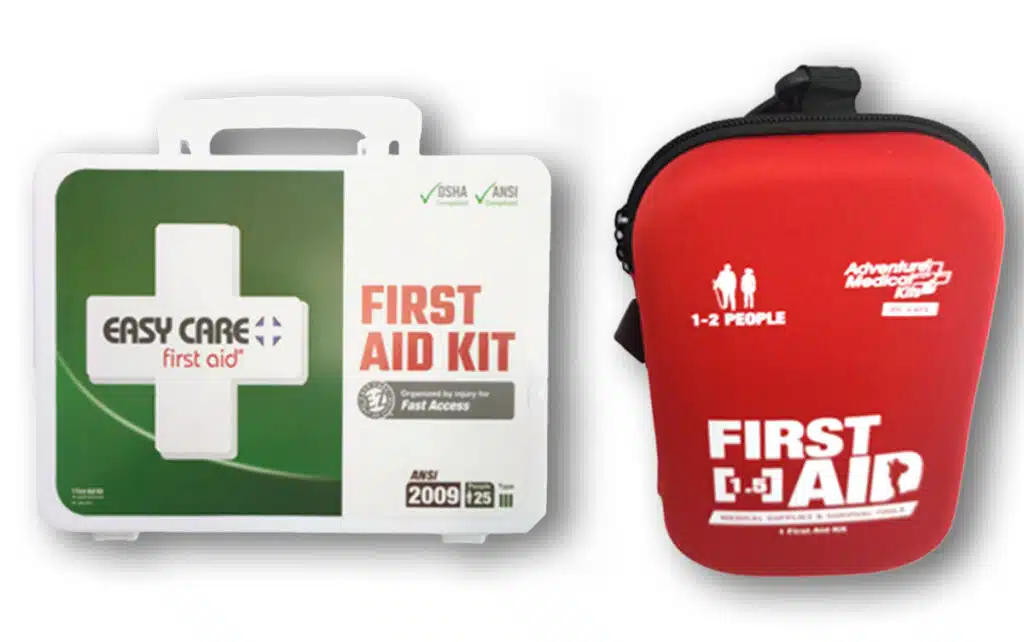 Product photo of recalled First Aid kits.
