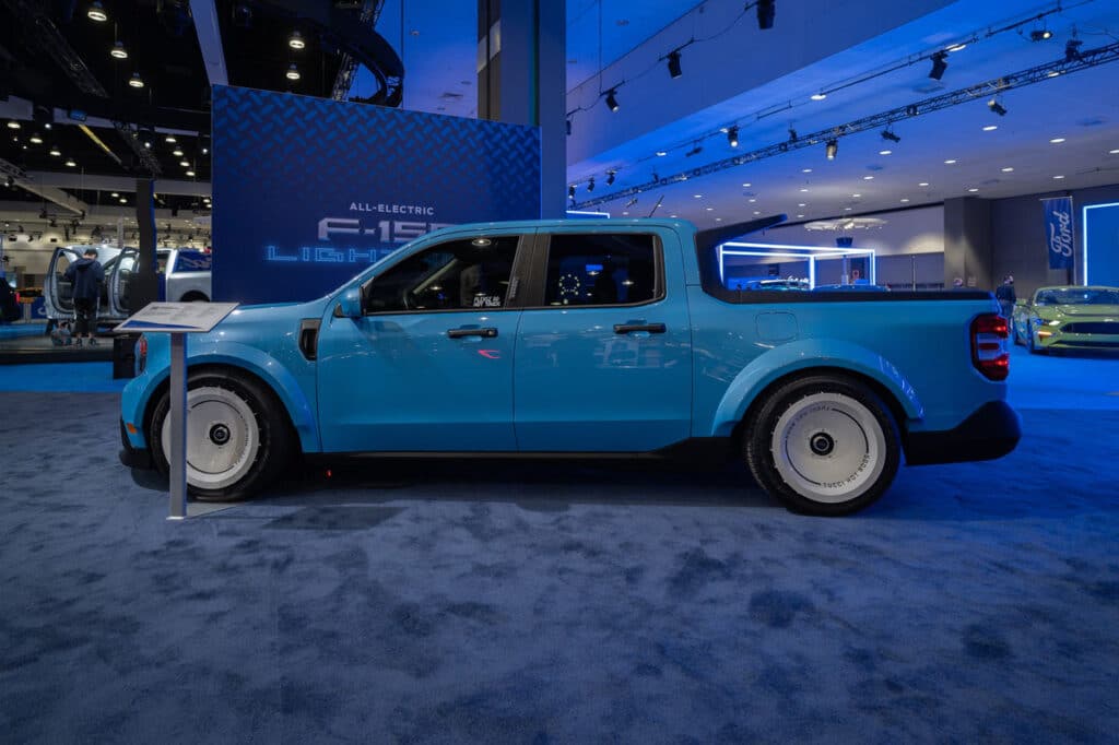 2022 Ford Maverick showcased at the LA Auto Show.