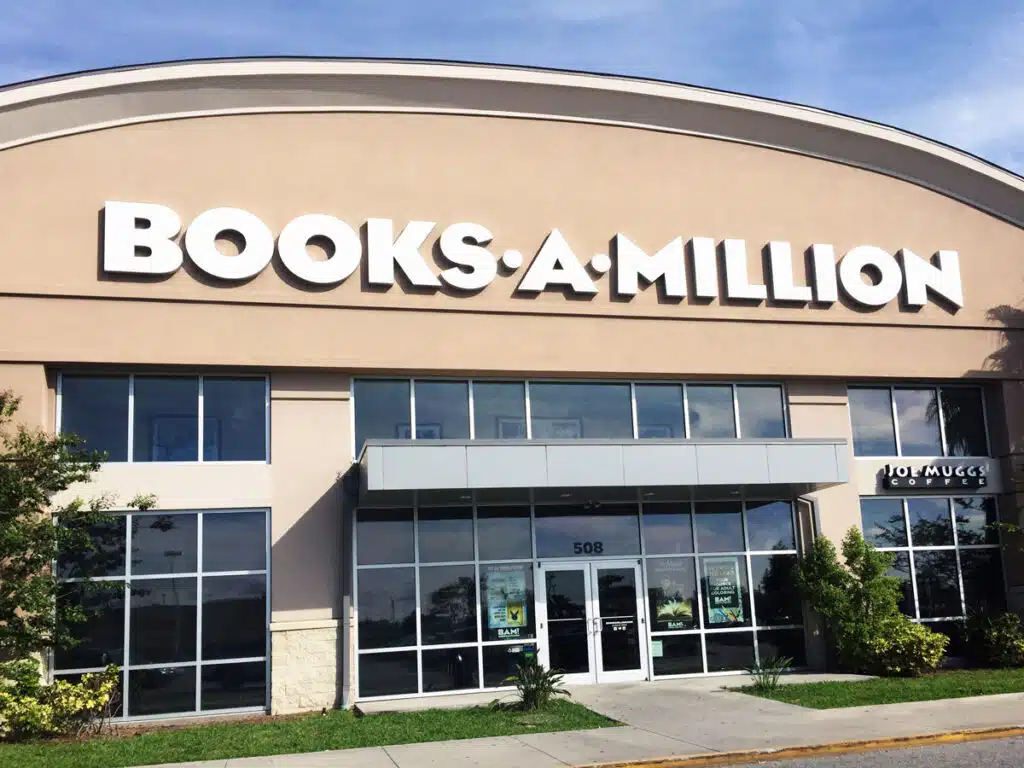 Exterior of a Books-a-million store.