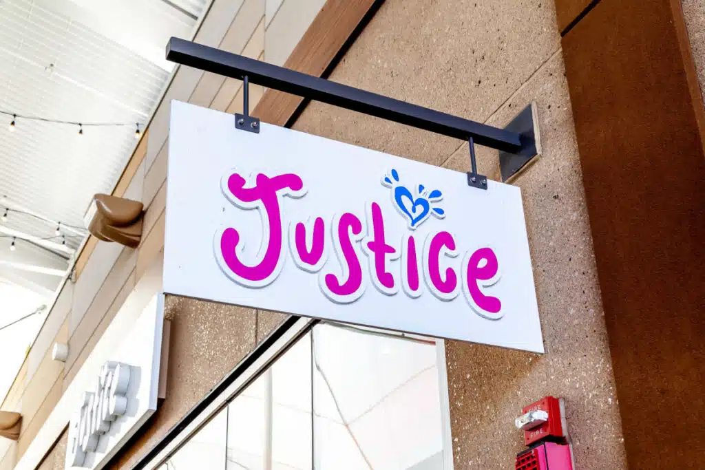 Justice Store Sign