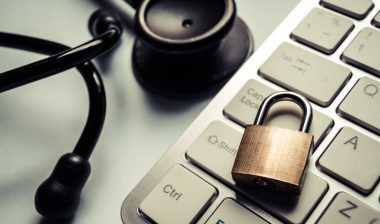 Stethoscope & Lock on Keyboard