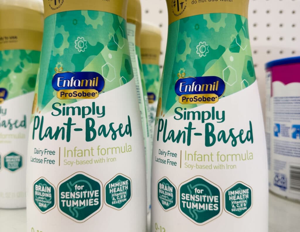 2 bottles of ProSobee Simply Plant Based Infant Formula