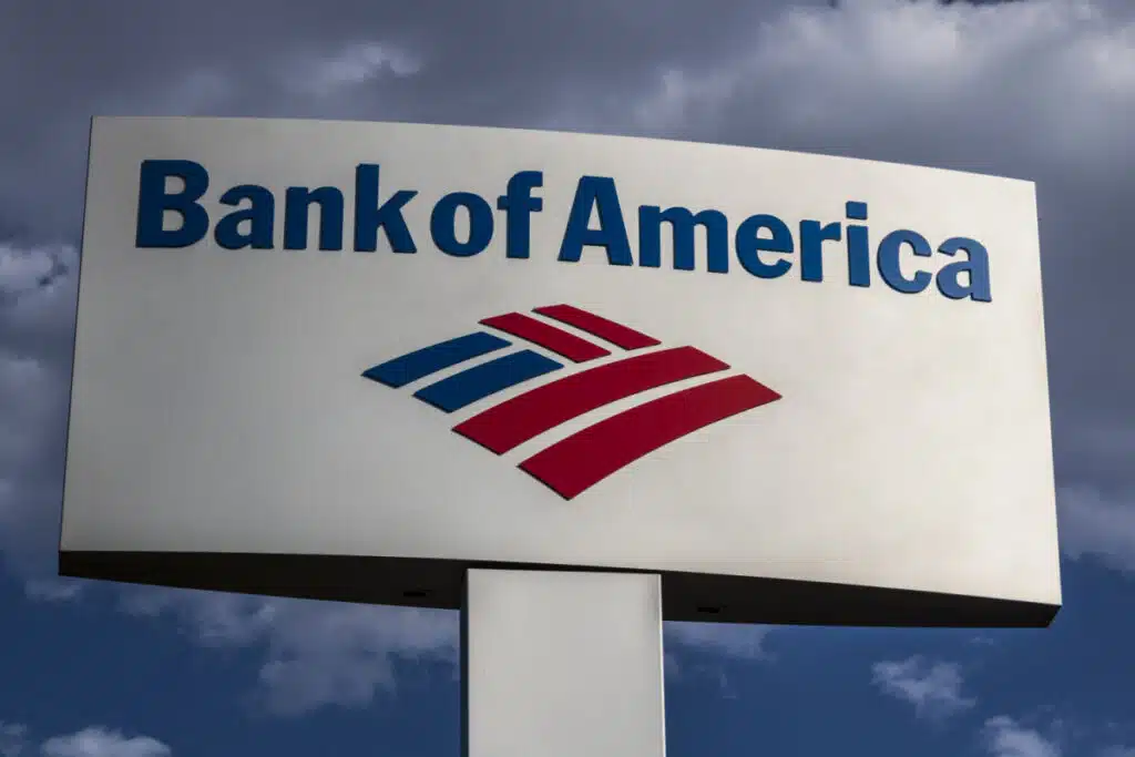Bank of America Sign