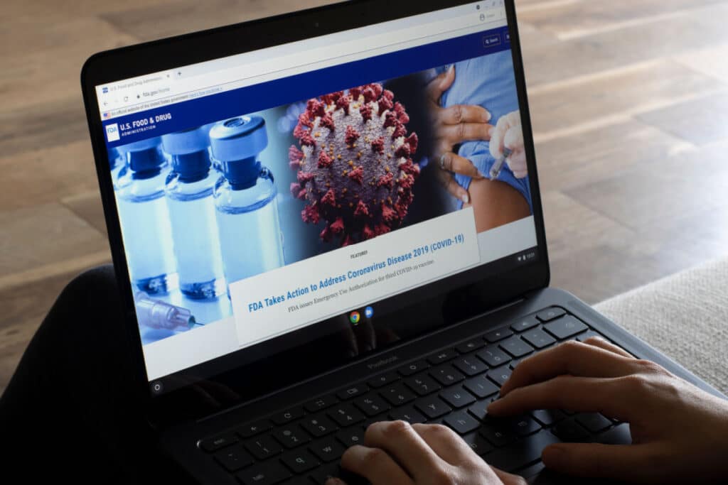 Covid molecule on FDA website