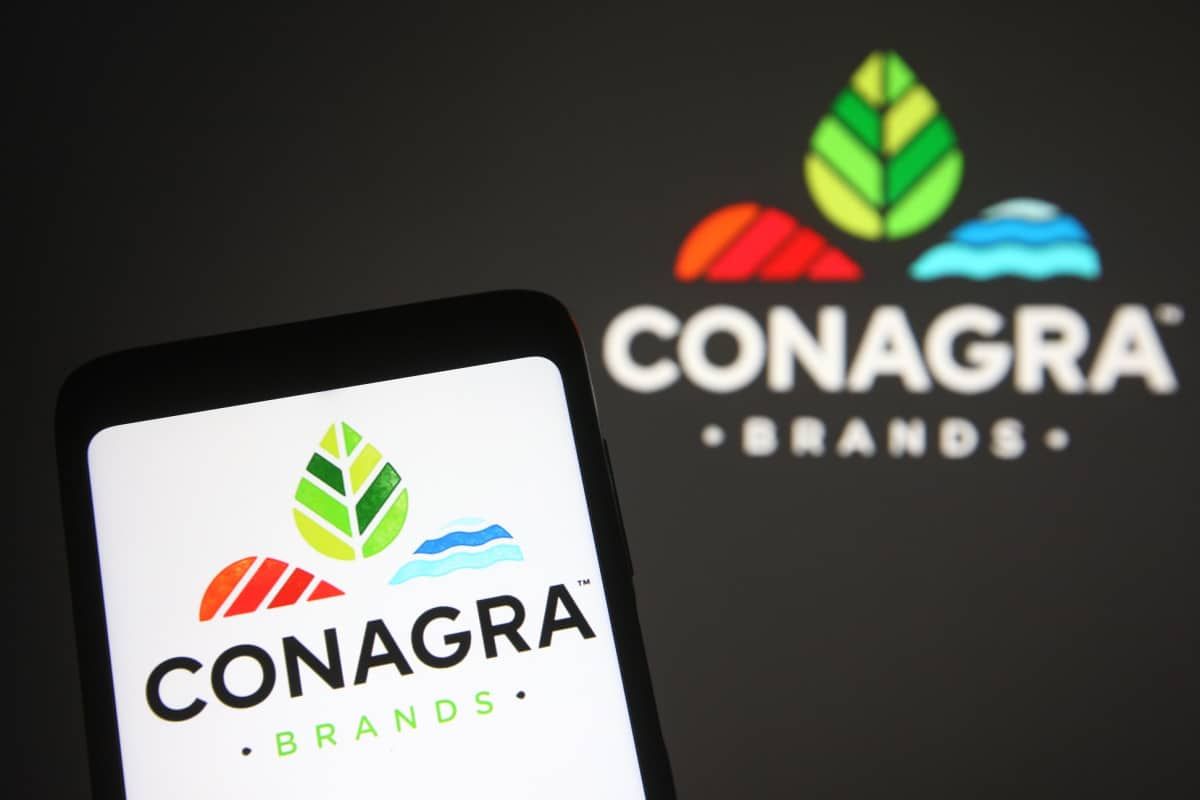 Conagra Logo on cell Phone