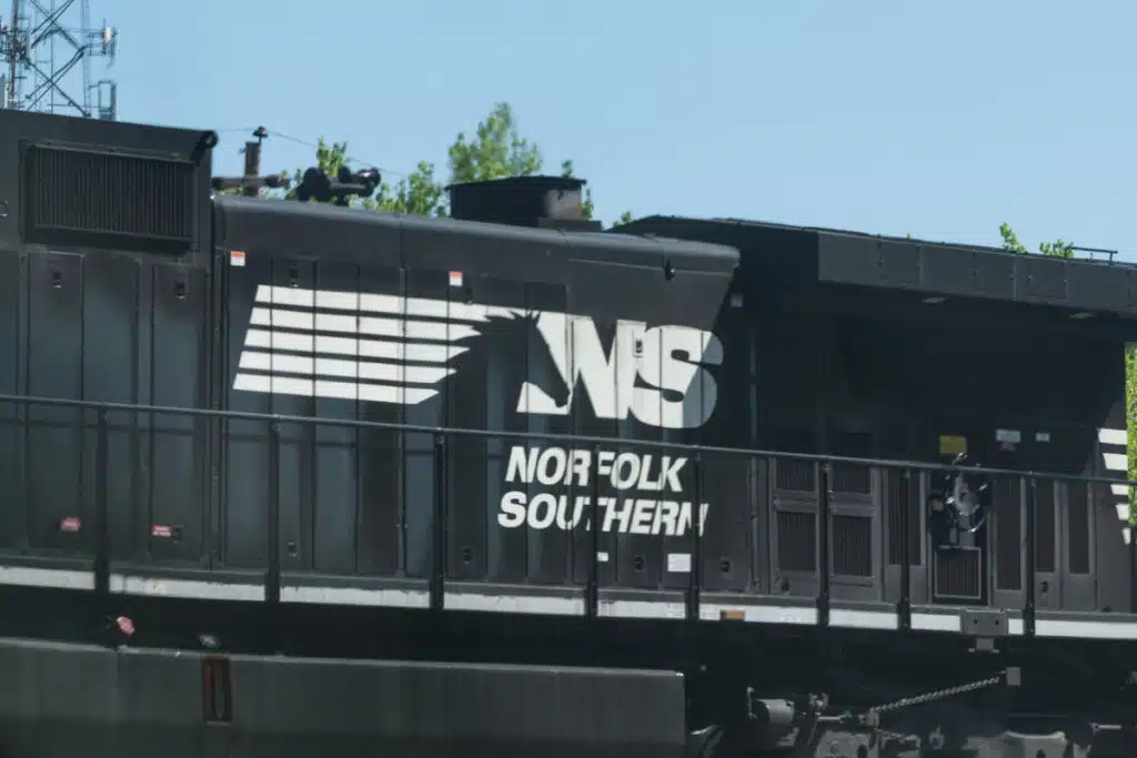 A Norfolk Southern train