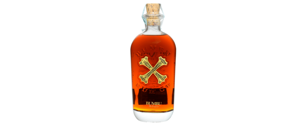 Bumbu Rum glass bottle