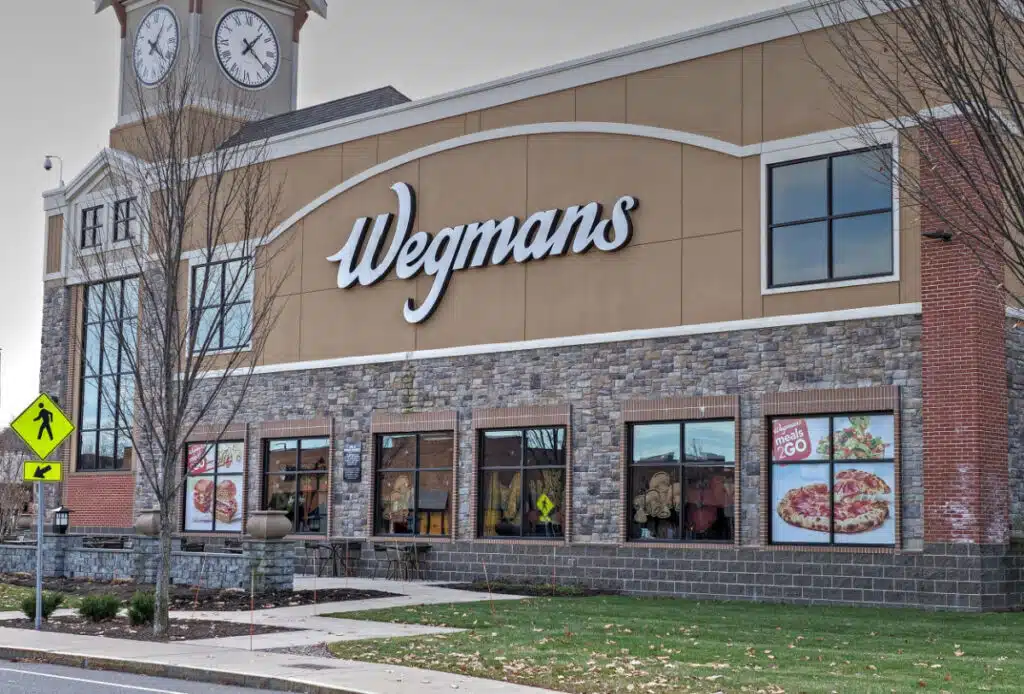 Outside shot of Wegman's store