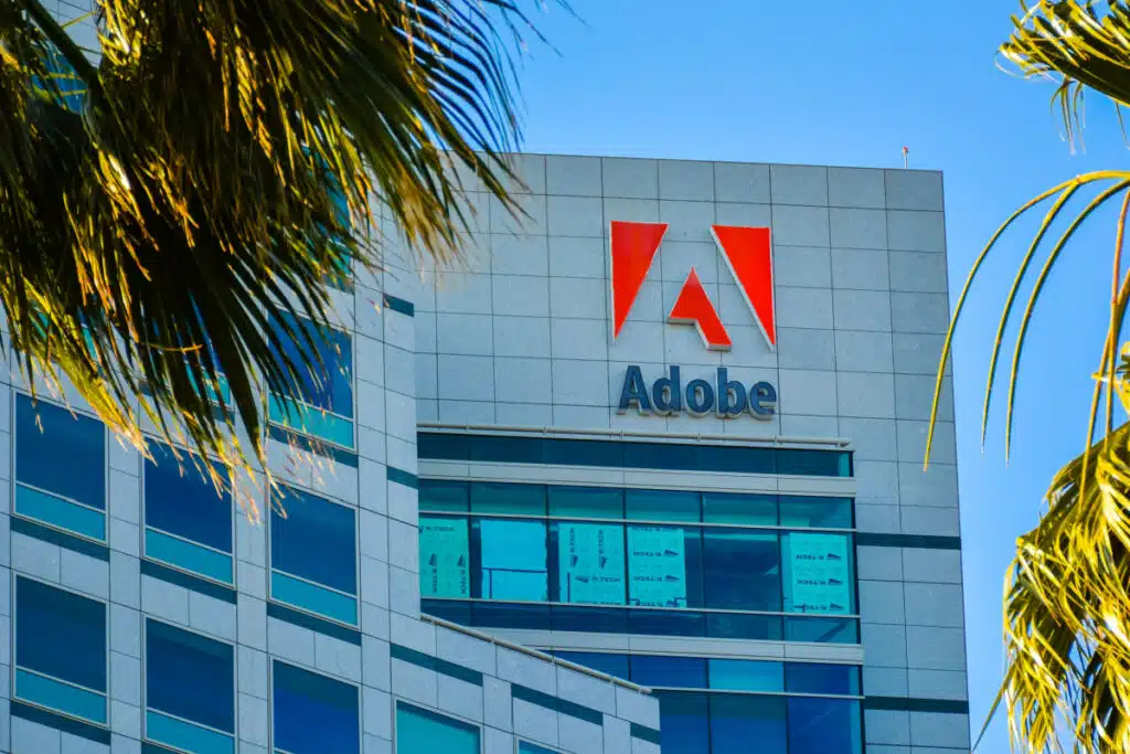 Adobe sign on building