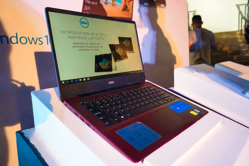 The Dell Inspiron 14 5000 2-in-1 laptop.