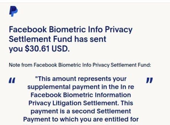 Facebook Illinois 2nd Distribution 3-13-23 checks in the mail