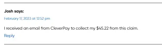 Molekule Site 2-17-23 settlement checks