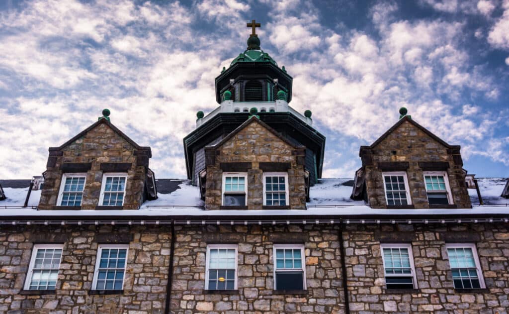 The seminary at Mount Saint Mary's University, in Emmitsburg, Maryland.