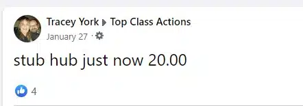 StubHub 1-27-23 settlement checks