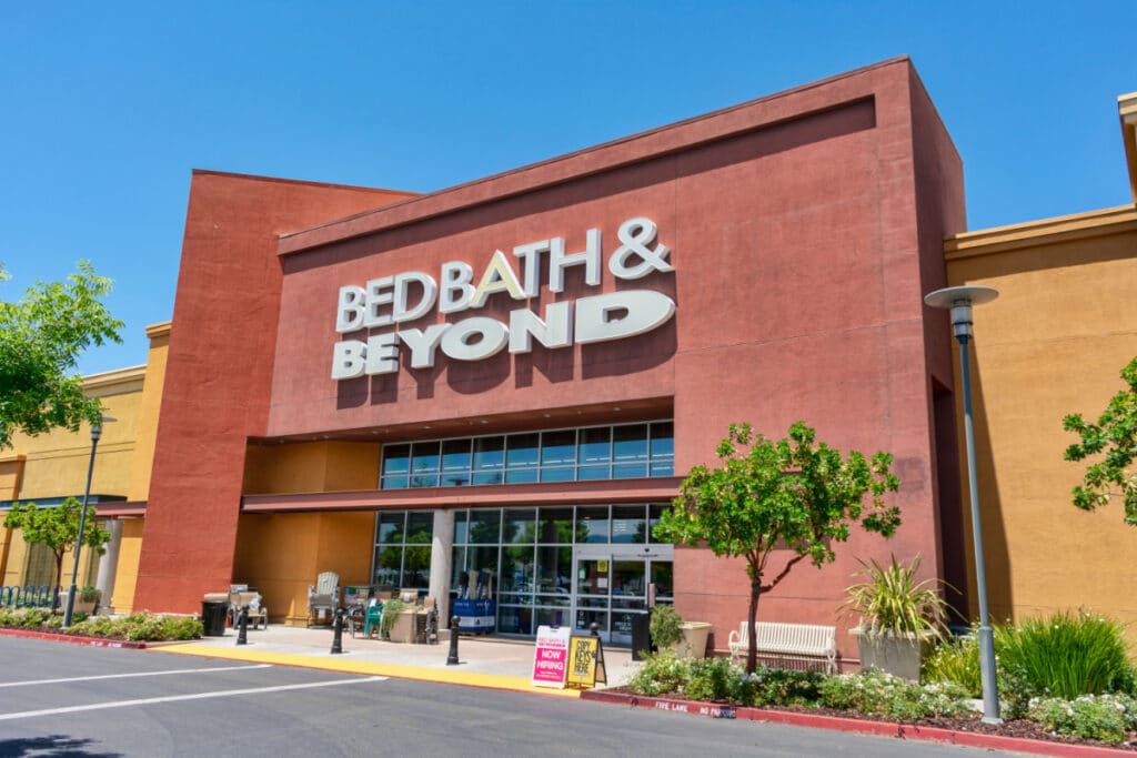 Bed Bath & Beyond Store on sunny day