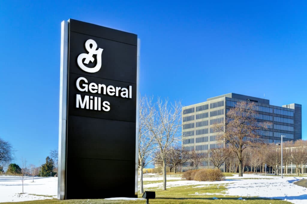 General Mills corporate headquarters and sign